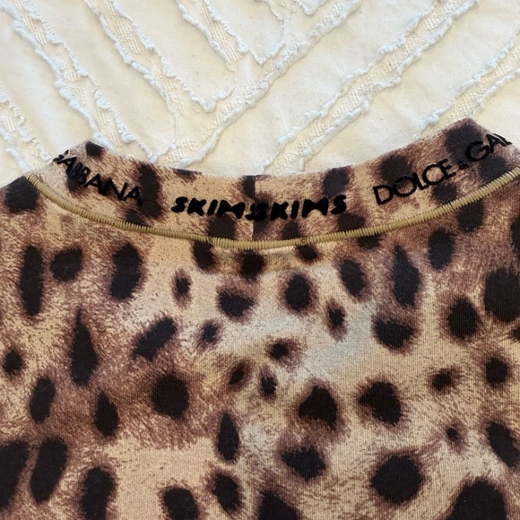 Skims x Dolce & Gabbana Animal Print Top - Picture 3 of 4